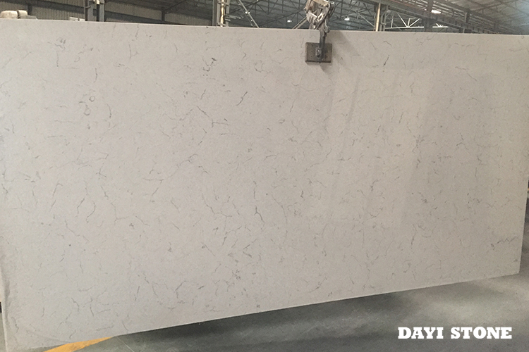 White Jumbo Slab QuartzLike Marble Xiamen Dayi Stone Co.,Ltd
